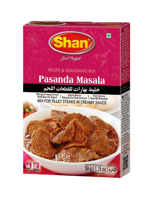 Mix di spezie Pasanda Masala Shan 50g.